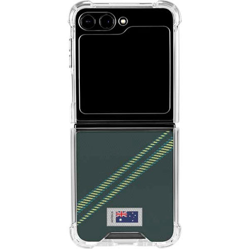 Australia Soccer Flag Galaxy Z Flip5 5G Clear Case